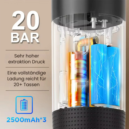 Velvesso | Portable 3 in 1 Kaffeemaschine